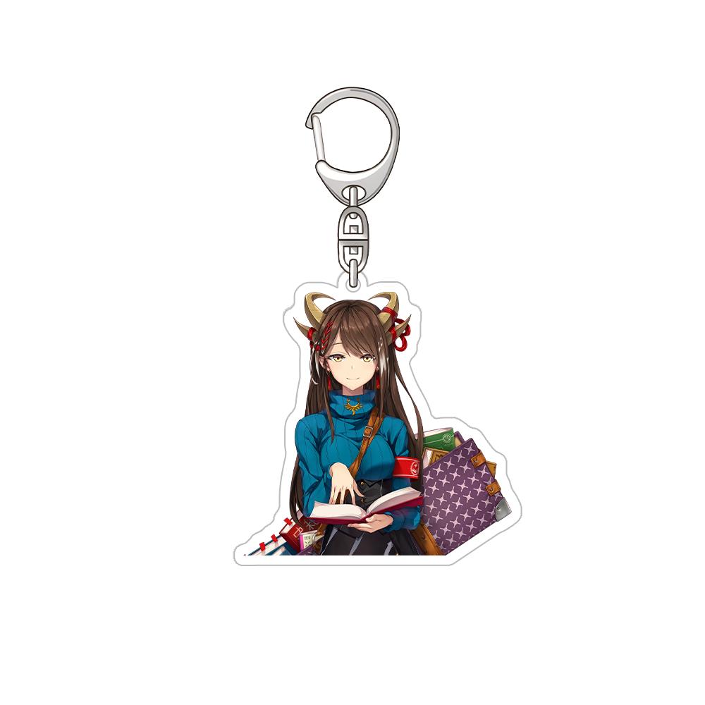Nijisanji Aza Michiya Kouichi Inochi Urushiha Hunger Mikoto Miki Kioi Kima Tabbiito HD Acrylic Keychain Bag pendant anime goods