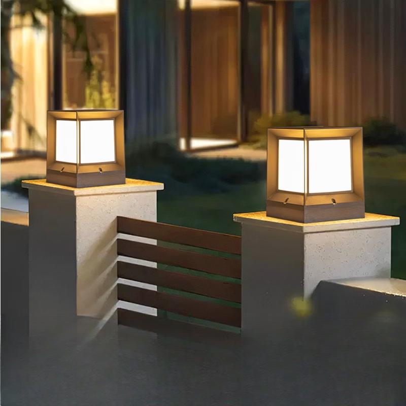 NuFeng Super Bright 4-Color Solar Pillar Light
