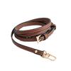 Longxiang Genuine Leather Mini Dumpling Bag with Wide Strap and No-Punch Buckle