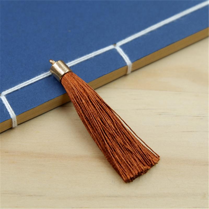 6Cm Small Metal Weight Cap Tassel Suizi Simple Bookmark Fan Decorative Suizi Handmade Tassel