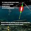 Fishing Float With Automatic Depth Detection Bright Light Float Bobbers Flexible Line