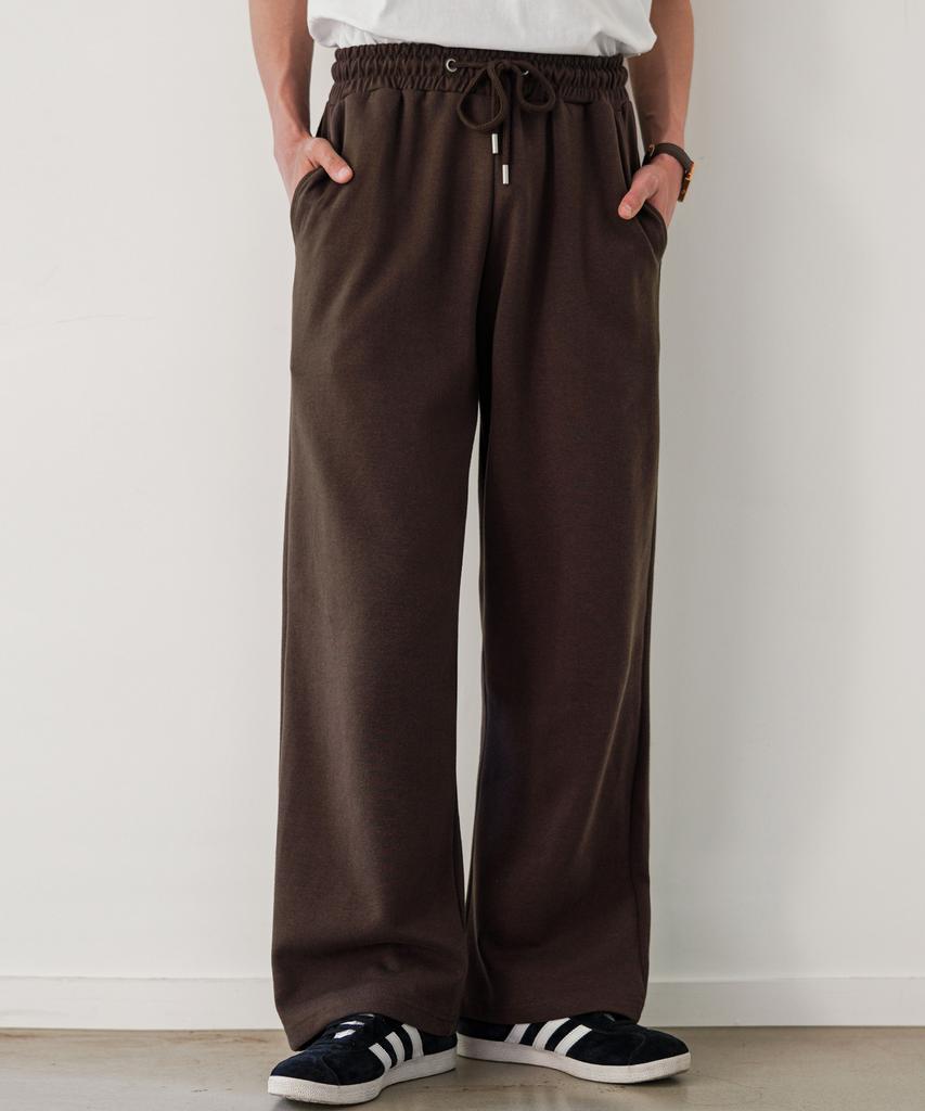 JEMUT Airy Flare Sweatpants Brown Julp2626