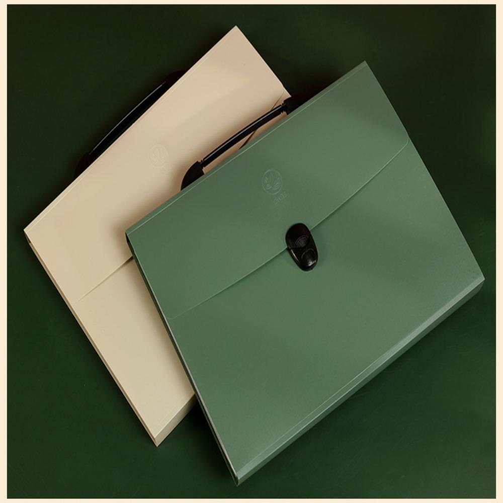 

a4 A4 File Folder Large Capacity Test Paper Desktop Tool 13 Layers OG Fashion Storage Bag