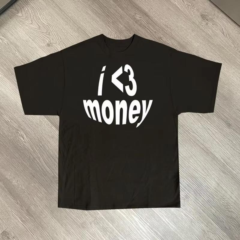 

Men Y2K Cotton T-shirt Harajuku Letter Print Hip Hop Tee Rock Punk Streetwear Top Goth Vintage Loose Casual Short Sleeve T-shirt 4XL