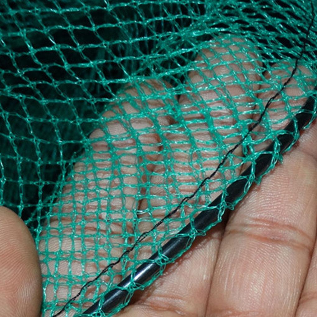 2 Layers Fishing Net,Shrimp Mesh Cage,Fish Trap Network,Foldable Nylon Fishing Net,Fishing Cage