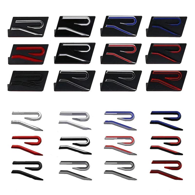 2026 Nytt För VW VOLKSWAGEN 1ST Nytt R RLine Frontgrill Emblemet Bilkaross Bakre Bagagelucka Klistermärke För Volkswagen VW Polo Golf MK8 Touare