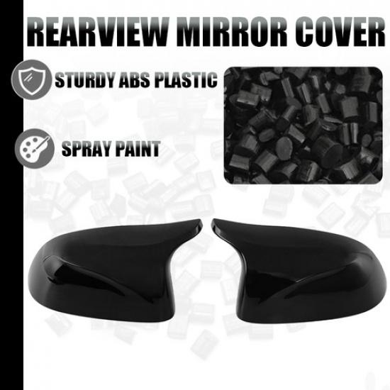 Gloss Black M Style Side Mirror Cover Cap For BMW X3 X4 X5 X6 X7 G01 G03 G05 US