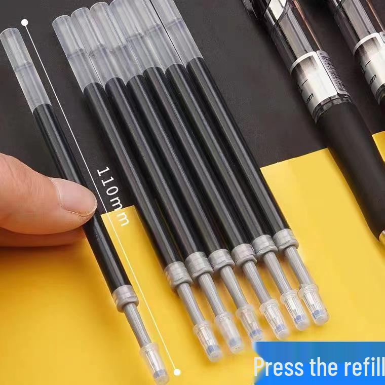 K35 Neutral Pen with Large Capacity Refill: Red, Blue, Black, 0.5mm Bullet Tip, Push Button