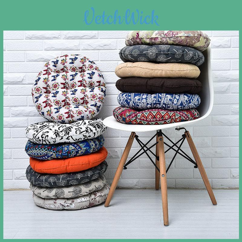 Luxurious Round Cushion Patio Tatami Meditation Mat Seat Pillow With Soft Touch Feeling