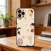 Cute Y-Yoshitomo Nara Phone Case For iPhone17,16,15,14,13,12Plus,Pro Max,XS,5G Soft Silicone Black Cover