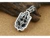 S925 Sterling Silver Lion Head Pendant - Men's Retro Fashion