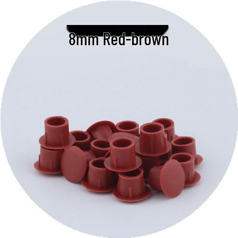 Plastik Vida Dişli Delik Tıpa - Mobilya Menteşeleri ve Donanımlar İçin Dekoratif Kapak