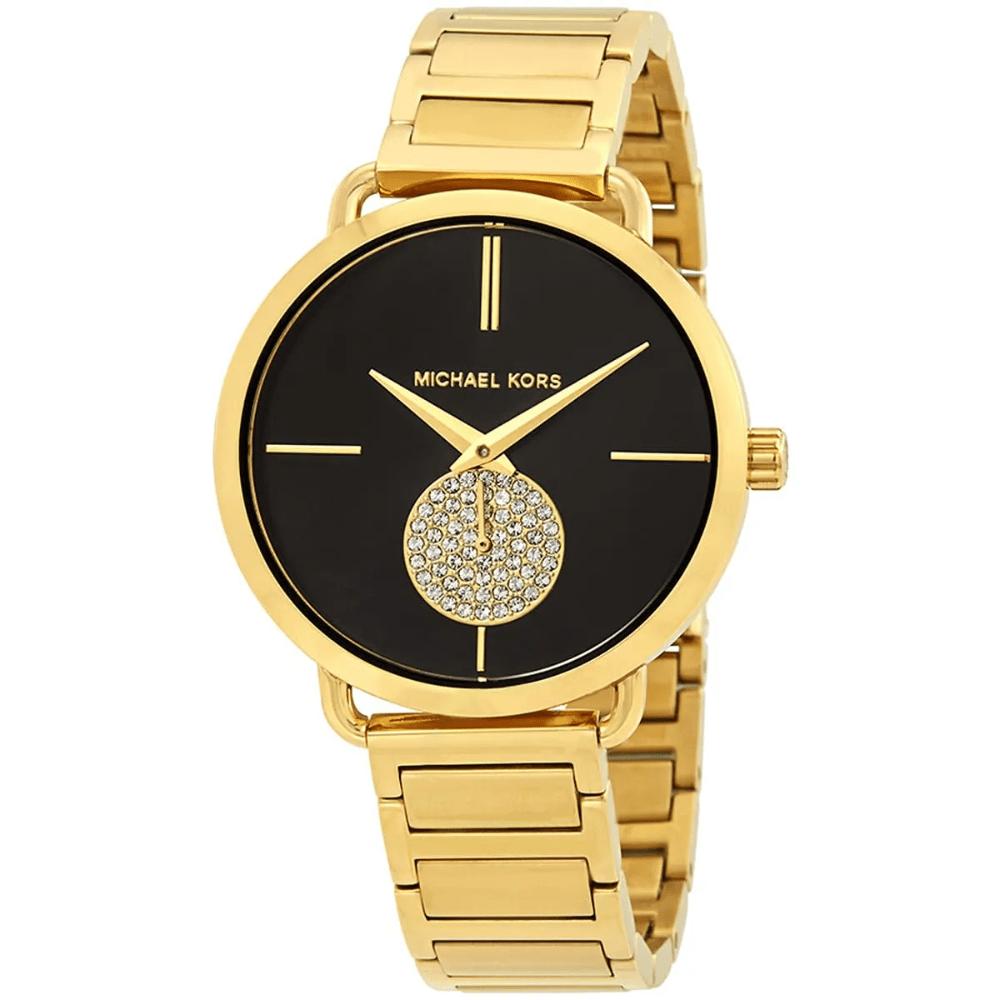 Michael Kors MK3788 Portia Czarna Tarcza Zegarek Damski