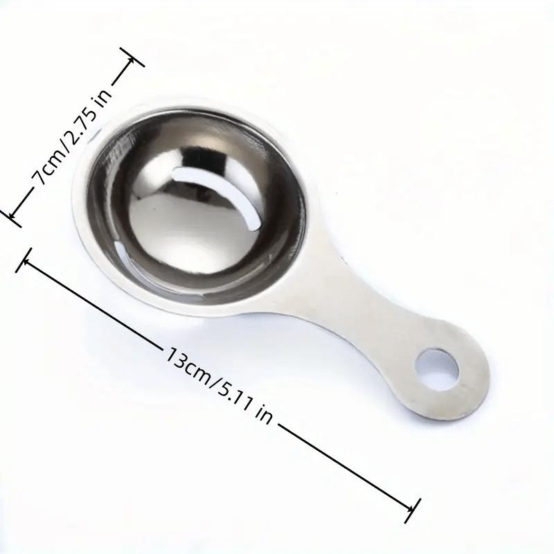 1Pc Durable Stainless Steel Egg Yolk Separator, Easy To Clean Egg Yolk and Egg White Separator