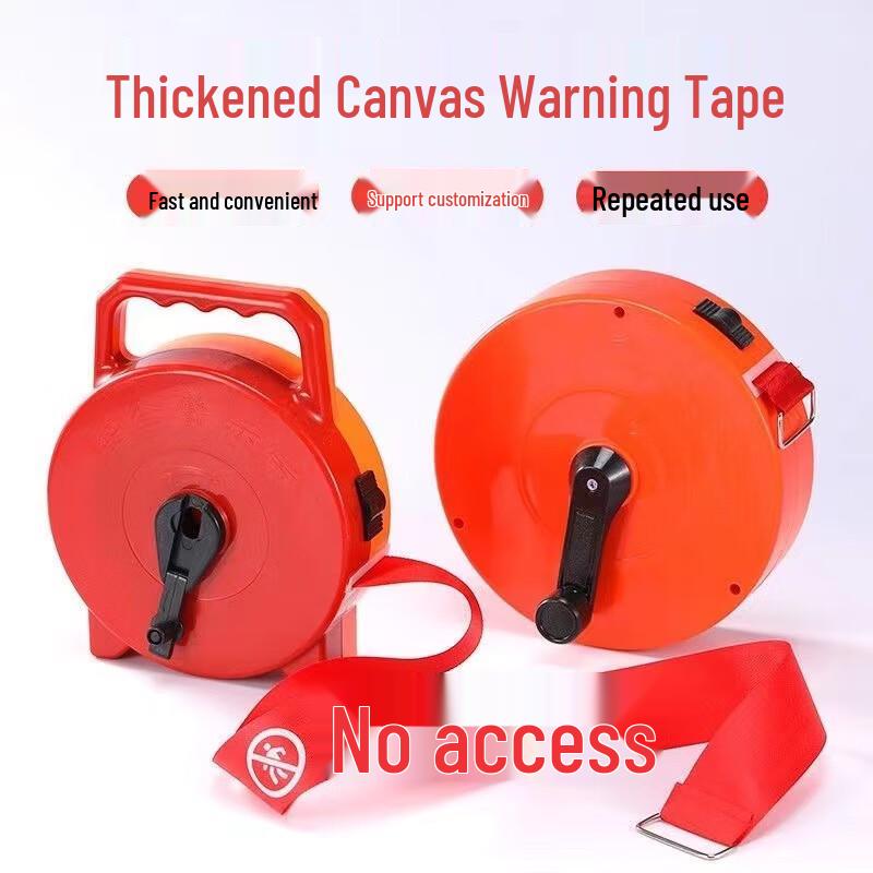 Portable Canvas Safety Warning Tape