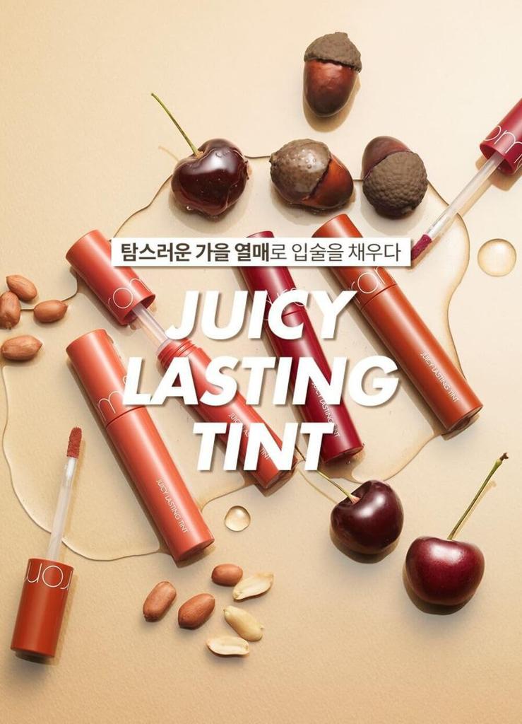 Juicy Lasting Tint 13 Colors Lip Tint Lychee Rom&nd Rom&nd Rom&nd (#09 Coral)
