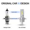 H4/H6 LED Headlight Lamp Bulb 6000K 2000LM DC12V  3570  Chips For Car Motorcycle Headlight Fog Light