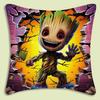 Pillow Covers Cartoon Cute Groots Sofa Decorative Home Double-Sided Printing Short Plush Cute Cushion Cover
