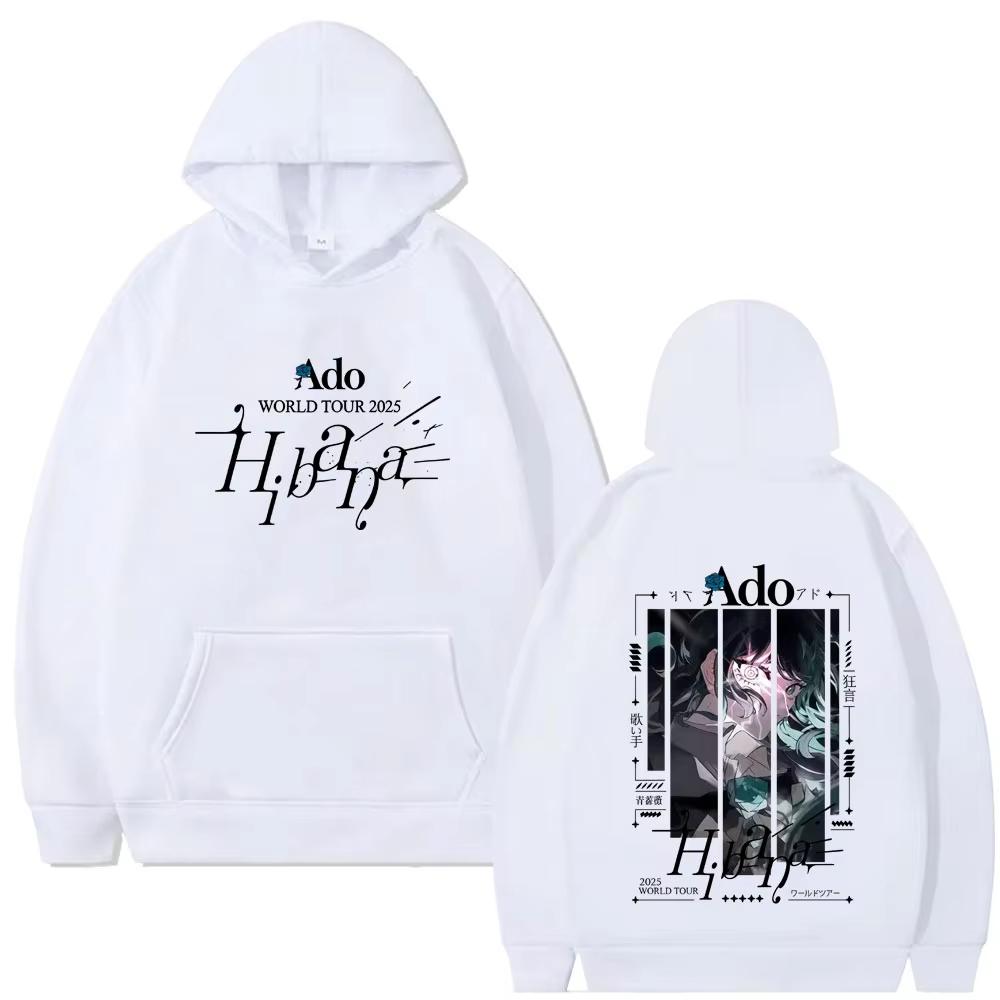 Limitierter Ado Welttournee Hibana Hoodie Herren Damen Mode Japanischer Stil Streetwear Lässig Vintage Übergroße Hoodies
