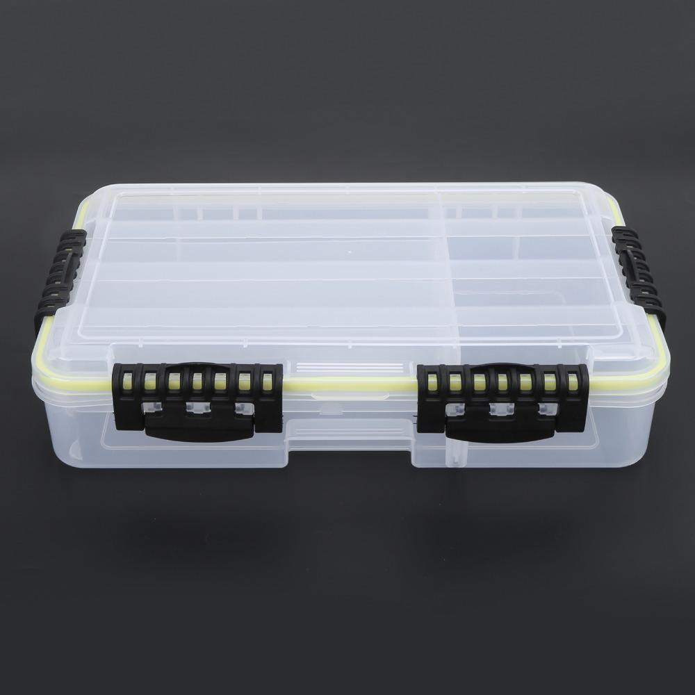 with Removable Partitions Fishing Lure Storage Box Fishing Tackle Box  For Fish Hooks Storage