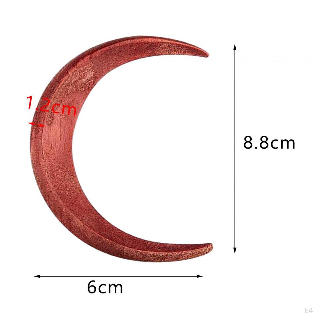 Fork Moon Hairpin Wood Wooden Elegent Efficient Hair Holding Portable Accessories for Parties