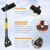 New 3 In 1 Adjustable Ice Scraper Brush Car Windshield Snow Remove Car Snow Removal Brush Car Cleaning Car Interior Wash Tool