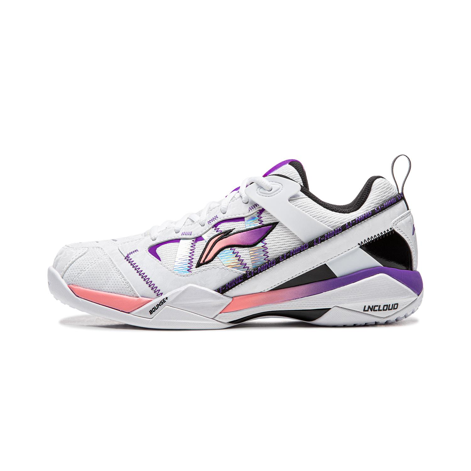 Li Ning Badminton Collection Synthetic Leather Badminton Shoes Unisex AYZW007-1 38