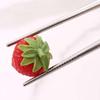 3pcs Foldable Stainless Steel Cutlery Set Removable with Square Box Flatware Set Space-saving Reusable Spoon Fork Chopstick