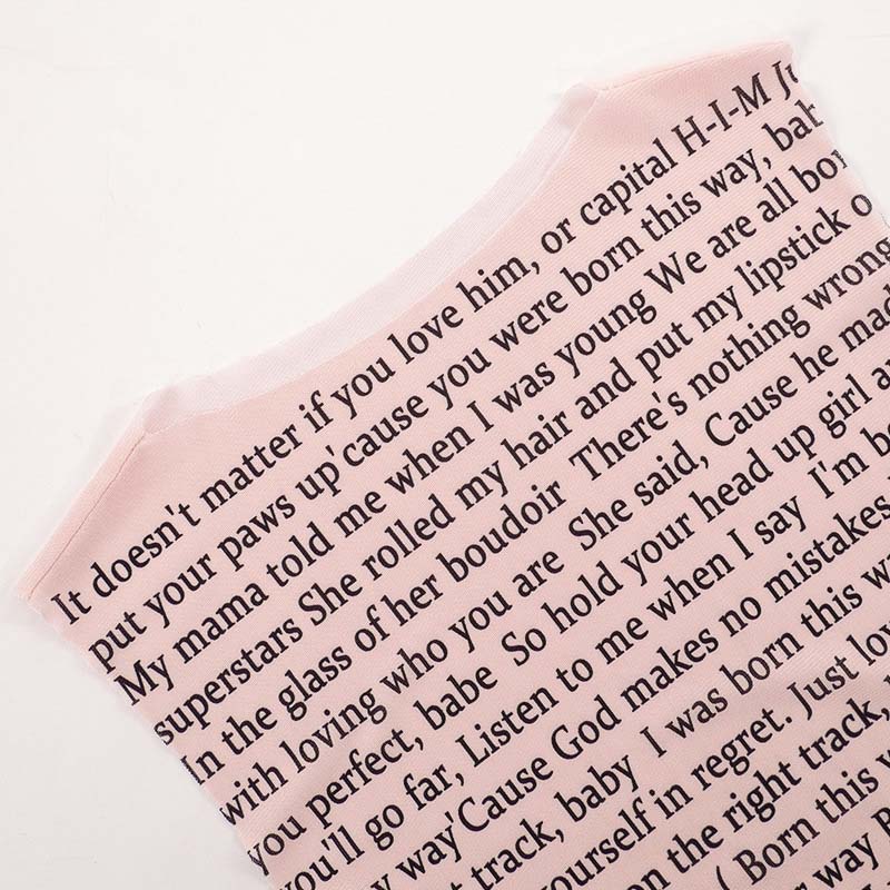 Módní trendy kulatý límec tílko bez rukávů síťovina sexy potisk článku Tenký ležérní top dámské oblečení pro hipstery