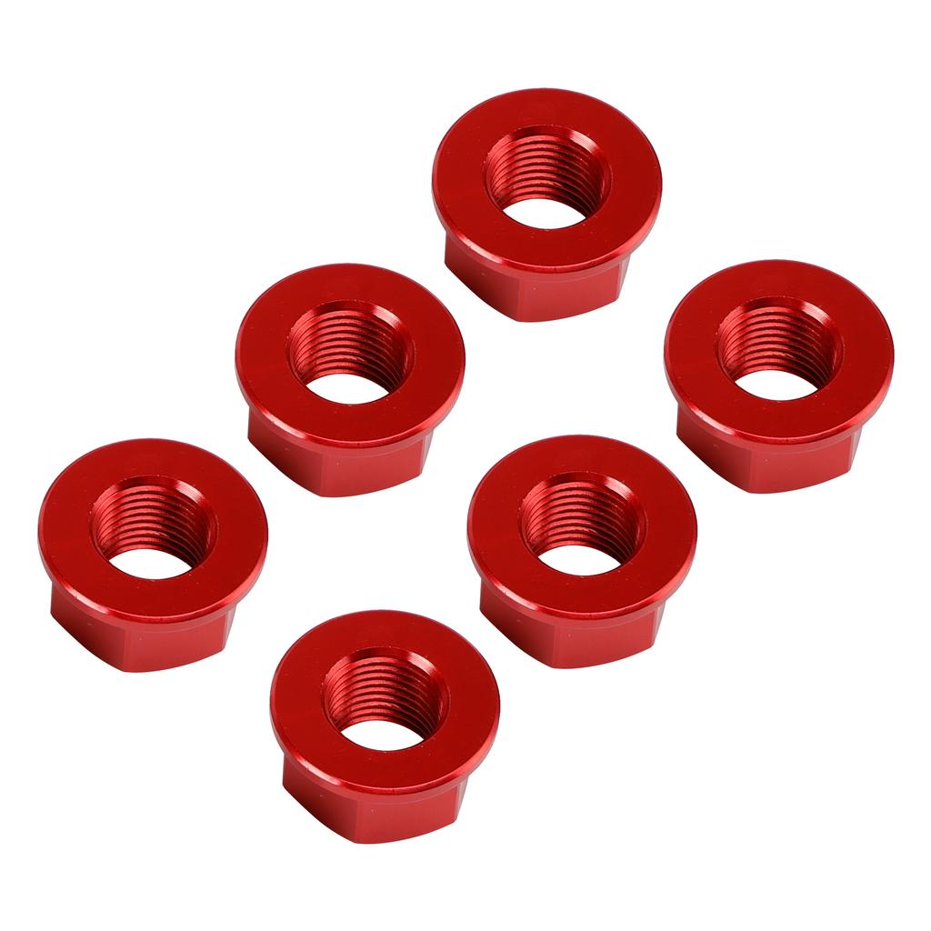 6x Rear Sprocket Nuts M10 x 1 Red For Ducati 1098 1098S 1098R 1198 S 2007-2011