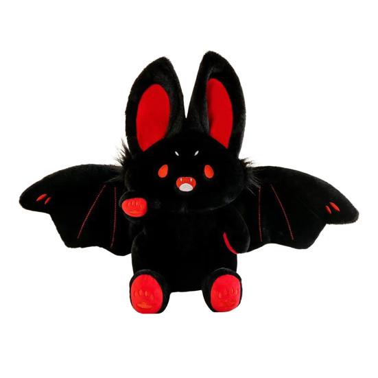 

Мягкая игрушка летучая мышь плюшевая кукла летучая мышь кролик игрушка декор на Хэллоуин игрушки для сна пасхальные рождественские готические подарки чёрный