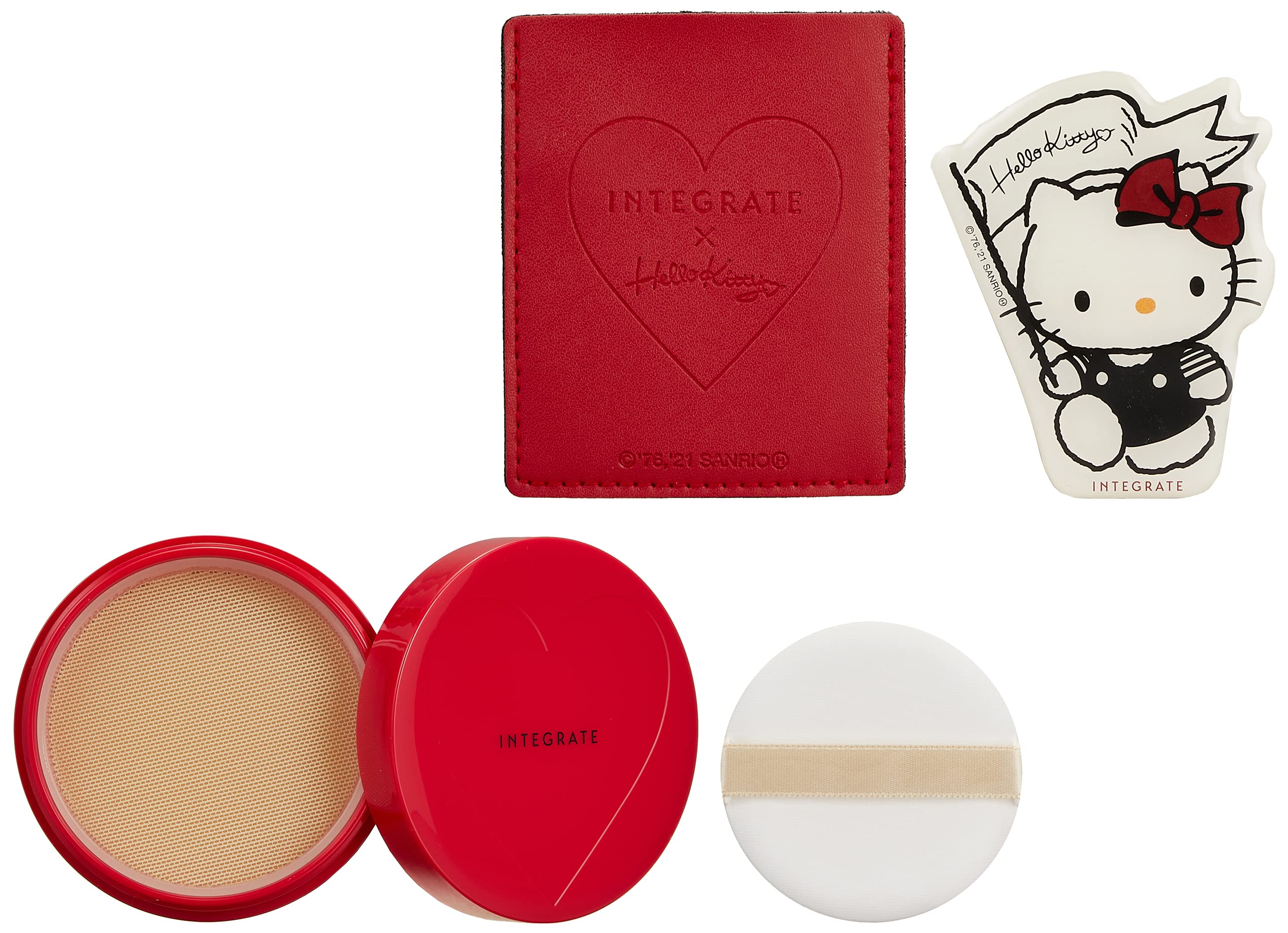 

Integrate Water Jelly Crush Special Set K [Hello Kitty Limited Design] Foundation, Special Mirror (1 Mirror, 18g x 1)