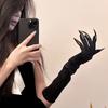 Gothic Punk Nail Glove Claws - Lolita Style Hand Armor for Halloween Cosplay