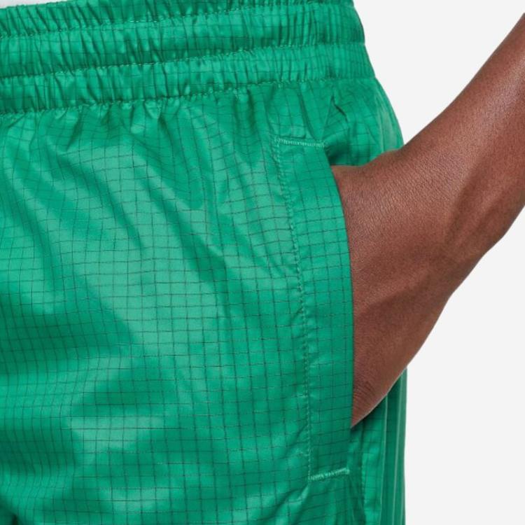 Nike Colorblock Logo Print Stricksporthose Kinderunterteile Original-Grün DQ8741-365