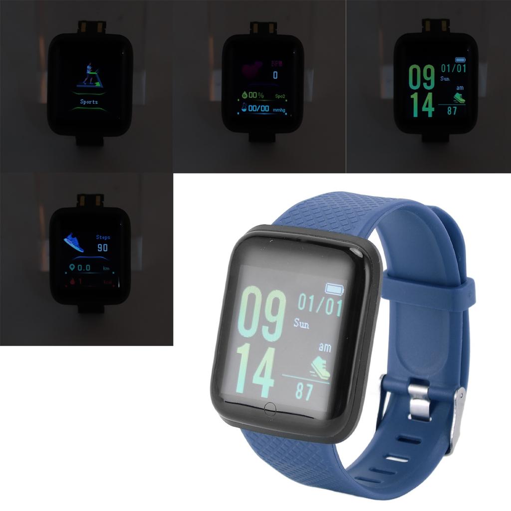 Fitness Watch Sleep Monitor Calorie Counter IP65 Waterproof Message Reminder Smart Activity for Men Women