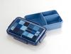 Skater Men's Lunch Box, Leak-Proof, Fluffy Packing, Single Layer, Large Capacity 850ml, Integrated Gasket, 4-Point Lock, Denim PALT9AG-A