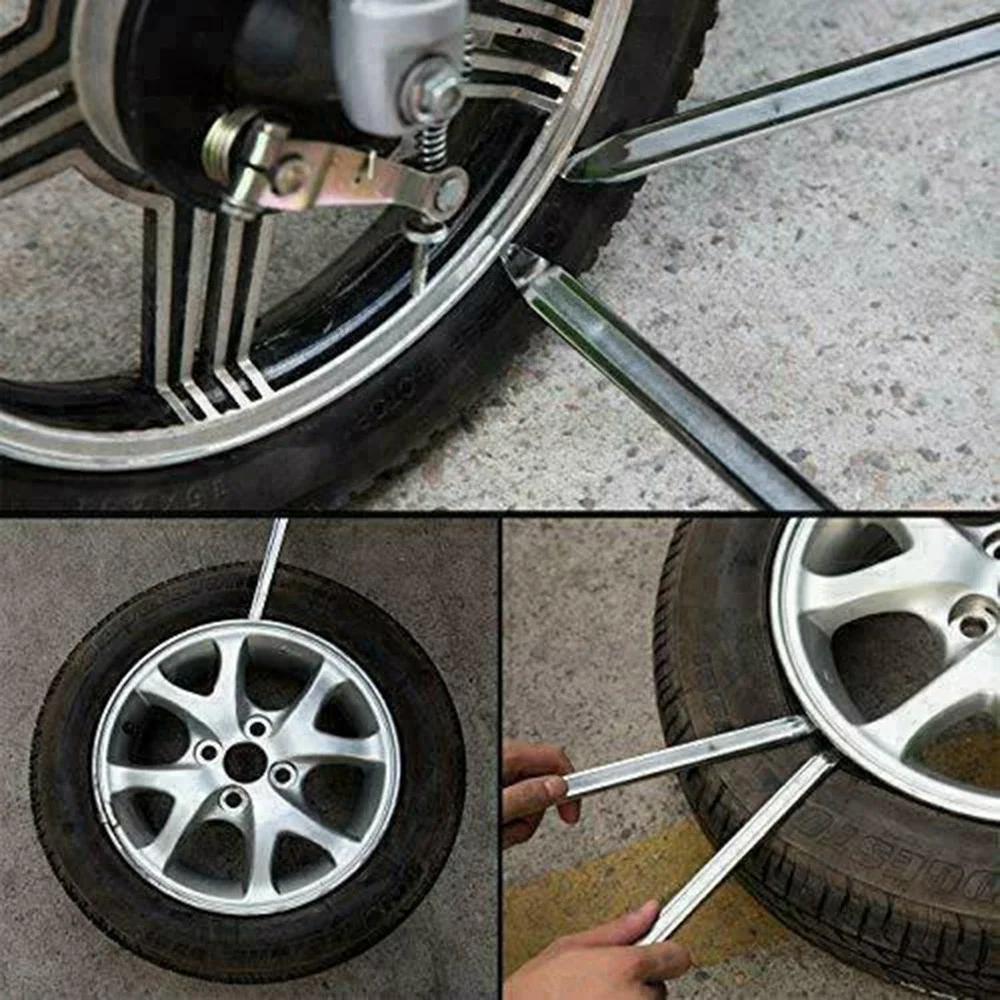 1-5Pcs 27cm Crowbar Curved Tyre Tire Lever Steel Remover Pry Bar Repair Tool for Car Bike Motorcycle Maintenance Disassemble