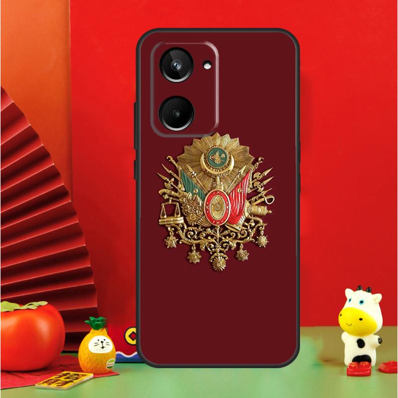 

Герб Османской империи для Realme 15 Pro GT7 GT6 10 11 12 13 14 Pro Plus C65 C67 C63 C61 C55 C51 C53 C35 C75 Чехол Realme C33