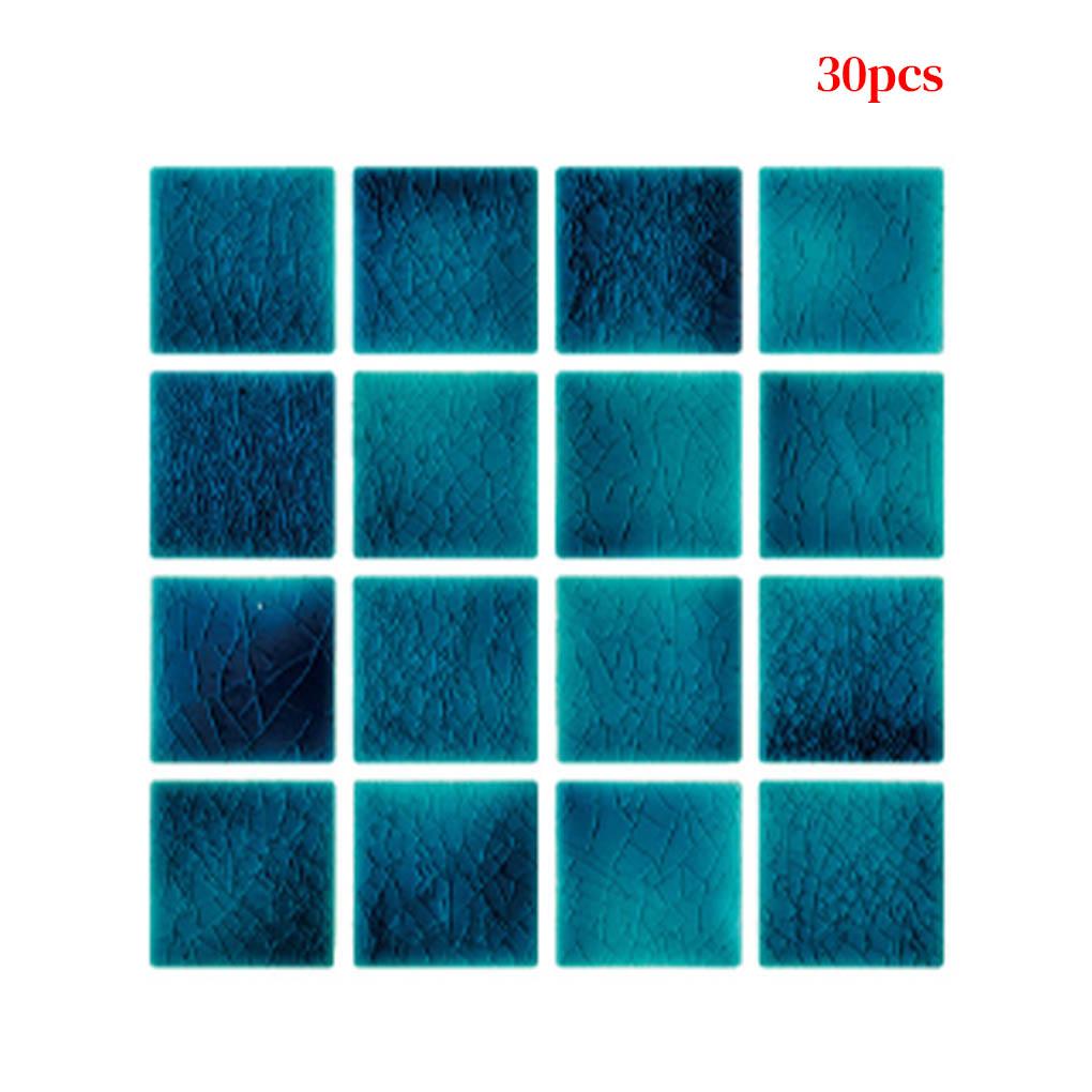 

30 шт. Самоклеючі 3D наклейки для настінної плитки Кухня Ванна кімната Мозаїка Домашній декор msc063