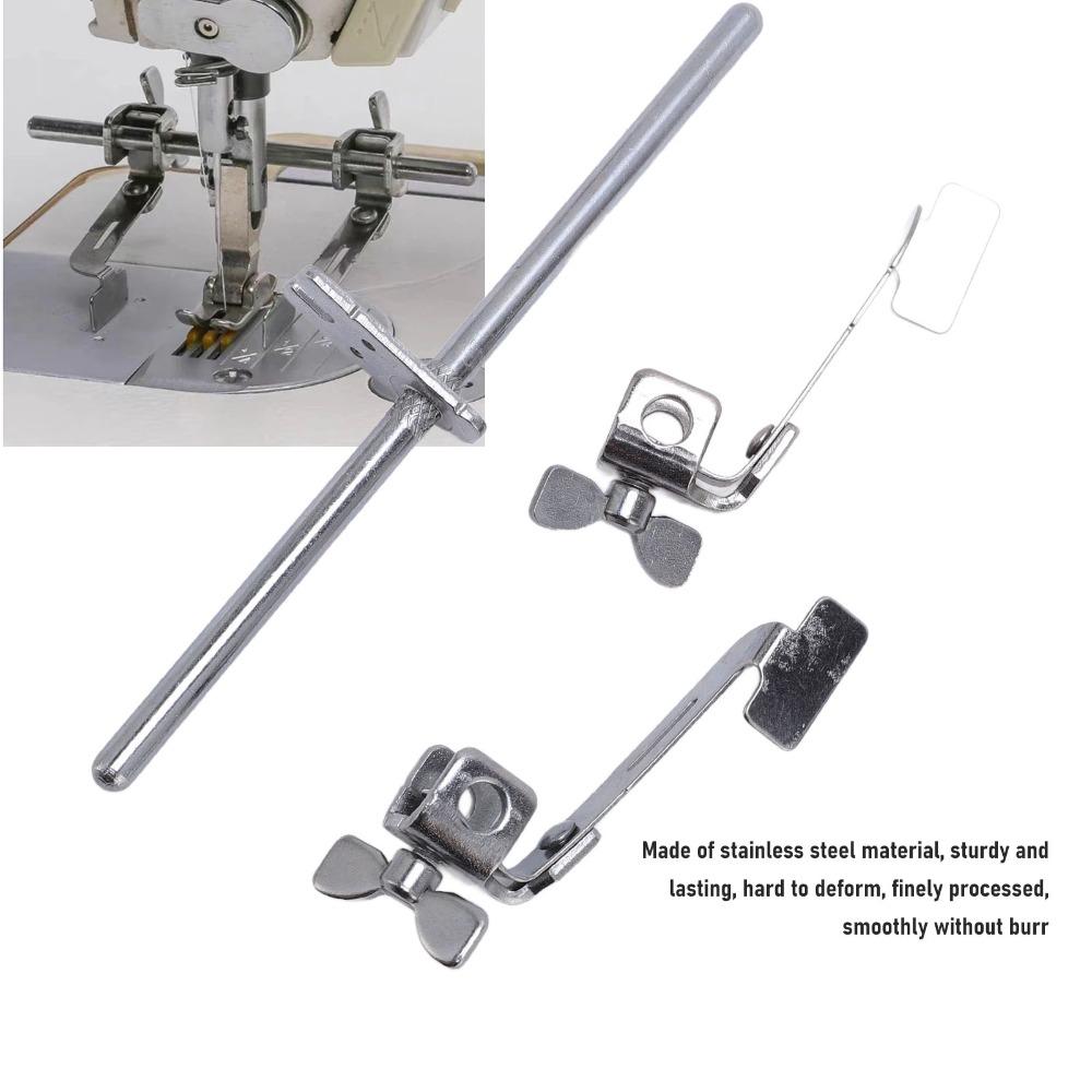 3 Stück Präzisions-Doppelführung Stichlineal Einstellbare Breite Nähmaschinenführung Industrienähen