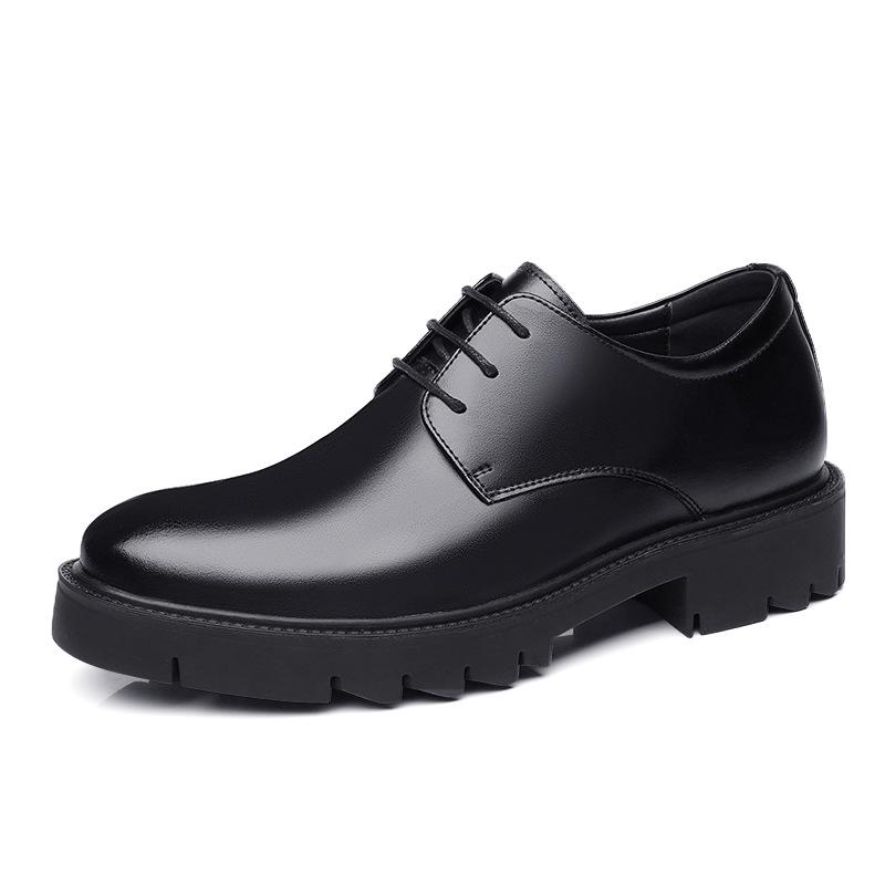 Height-increasing Shoes Men's 10cm Four-season Low-top Formal Leather Shoes Inner Height-increasing Men's 8cm British Shoes 2025