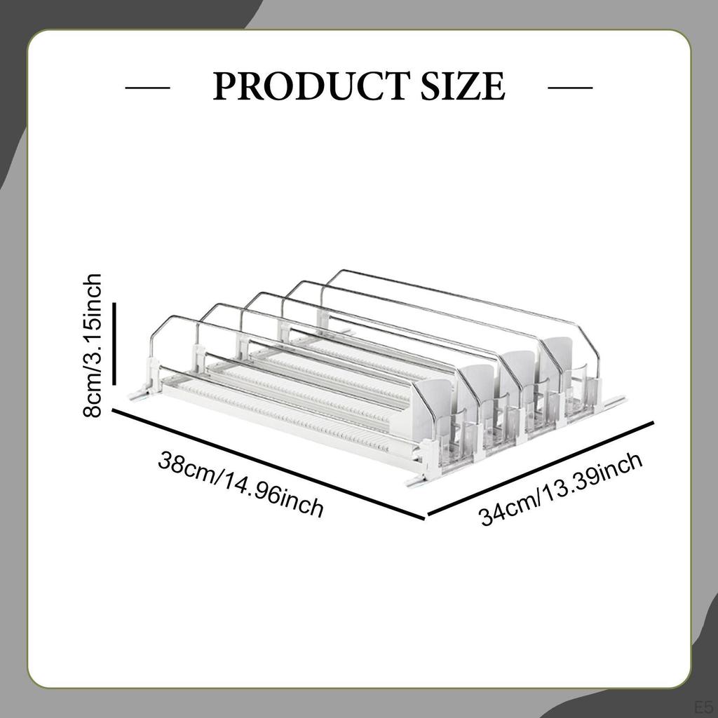 Getränkeorganisator für Kühlschrank Automatischer Propeller Dosenausgeber Warenregale