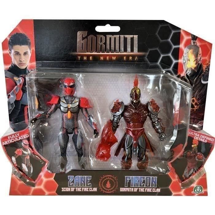 Coffret figurines - GORMITI - Scion e Gormiti associato Fuoco - Zane e Fireon - 15 cm - da 4 anni - GRV192