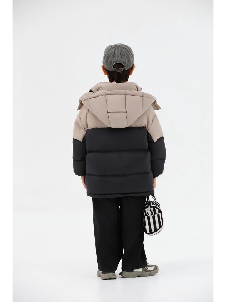 2025 Kids' Winter Hooded Down Jacket - 90% White Duck Down