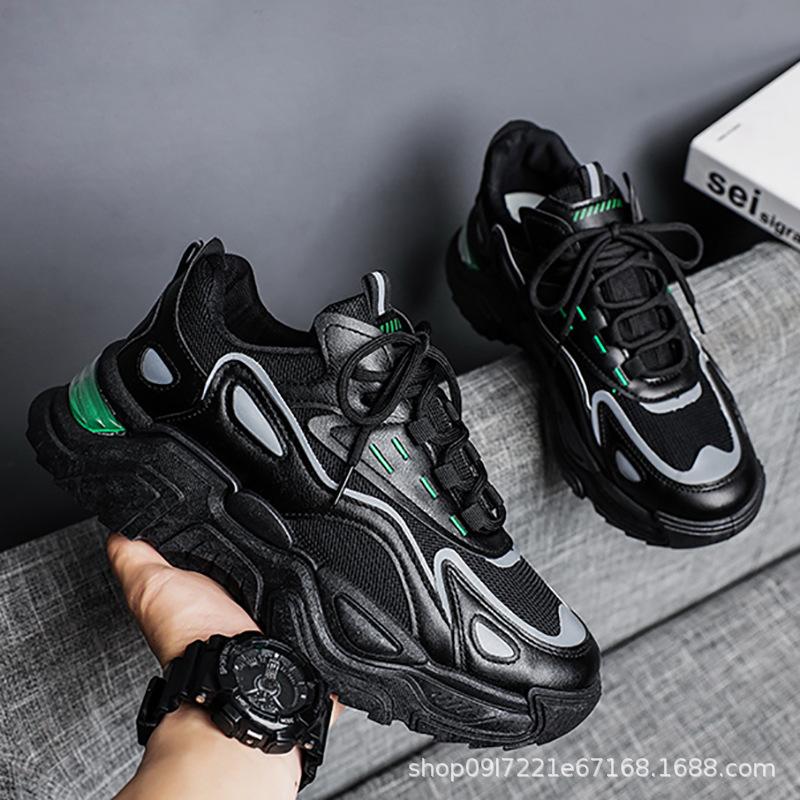 

Daddy women s shoes 2025 spring and summer new ins Korean version breathable thick-soled versatile sports shoes female tide student casual shoes 35