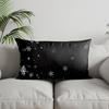 Home Decor Merry Christmas Snowflake Pillow Suitable For Sofa Bedroom Car Pillow Cover Cushion Rectangular Back Cushion