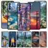 Cute Art Pretty Indie Hot Pink Case For Oppo Reno8 Reno7 Reno6 Pro A54 5G Find X6 X5 A53 A52 A9 A15 A95 A17 A16 A57 A31 Cover