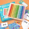 Colorful Wooden Multiplication Table Educational Toy for Children