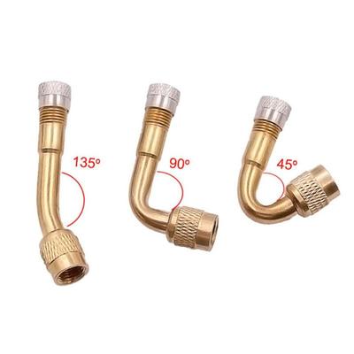 45°/90°/135° Extension Rod Set Tire Inflation Extension Tube Tyre Valve Extender Valve Core Nozzle