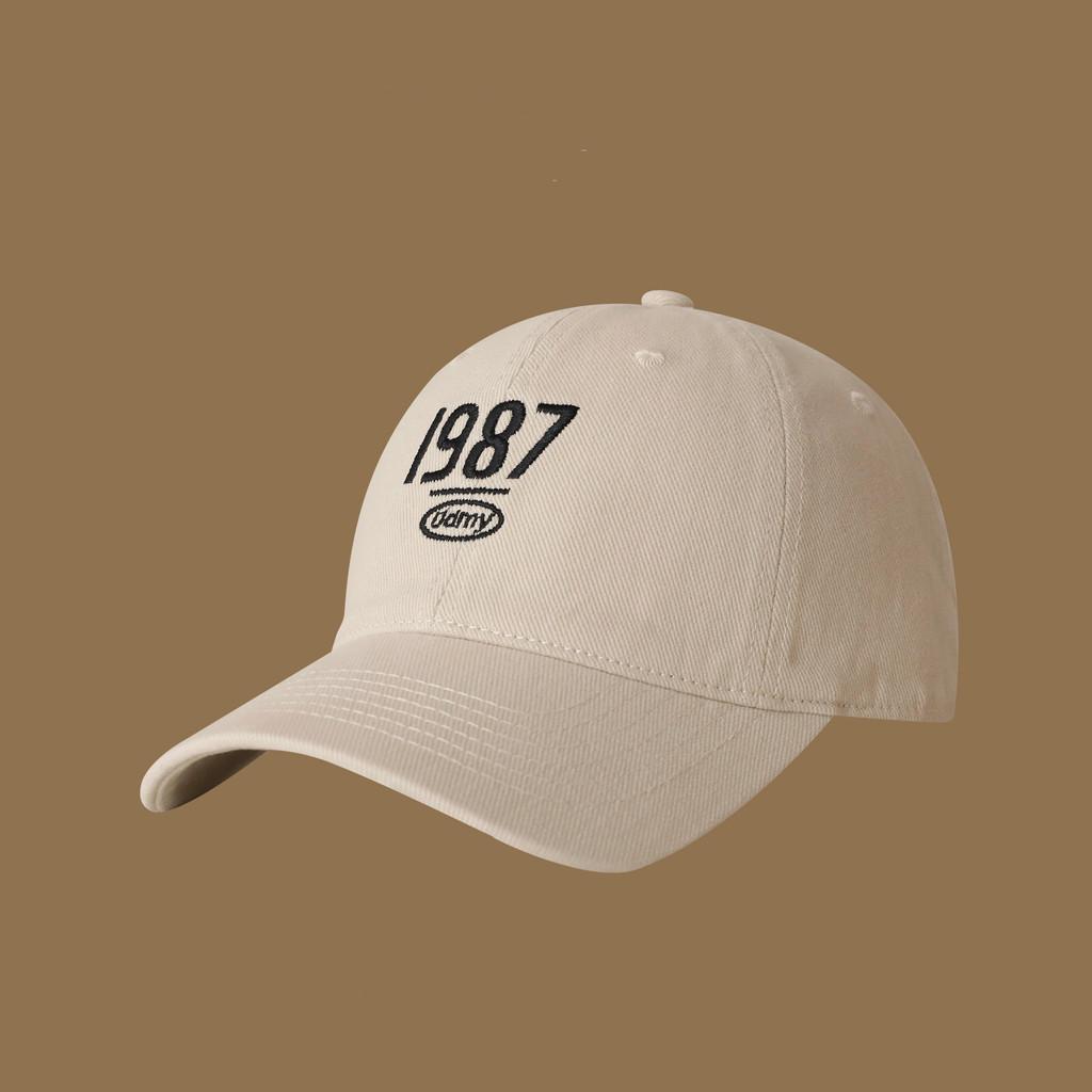 

Cotton Baseball Cap With Embroidered Letters For Casual Style And Sun Protection бежевый